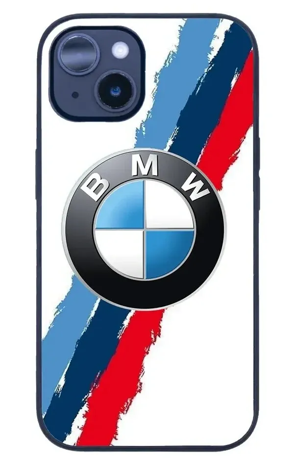 iPhone 14 Tamperli Glossy Cam Kapak - BMW 7