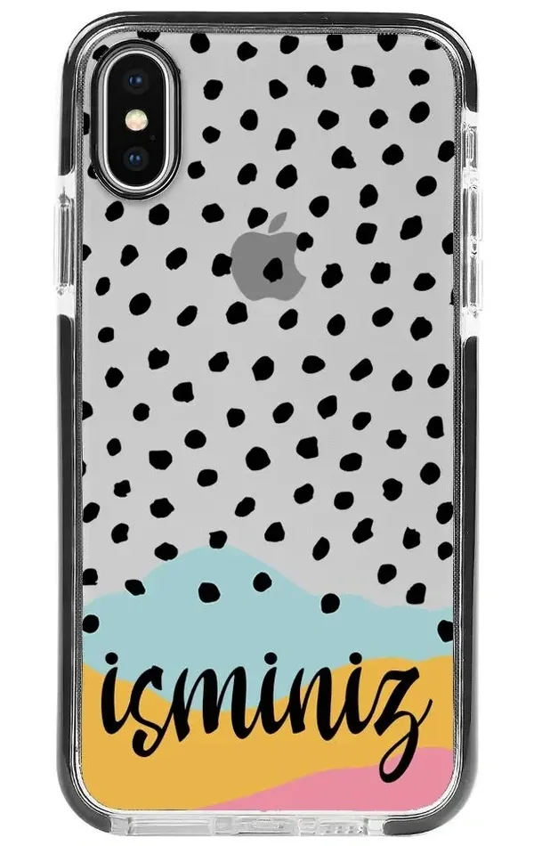 iPhone XS Impact Case - Dots 1