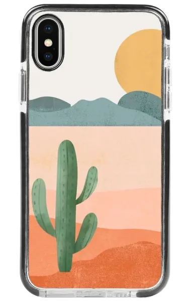 iPhone XS Impact Case - Kaktüs