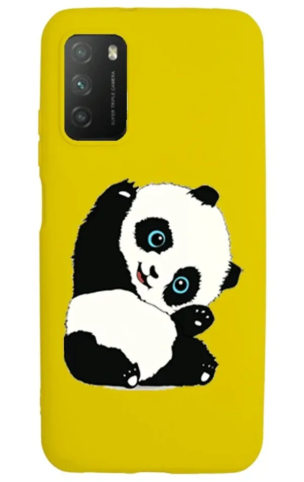 Xiaomi Redmi 9T Lansman Kılıf - Pandas