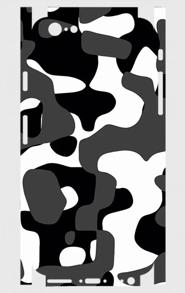 iPhone 6 Telefon Kaplama - Grey Camouflage