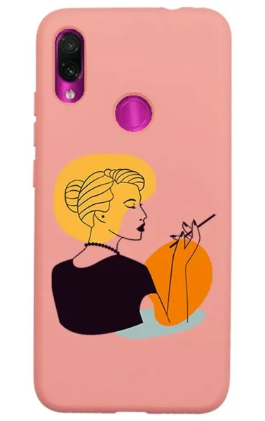 Xiaomi Redmi Note 7 Lansman Kılıf - Art Woman 2