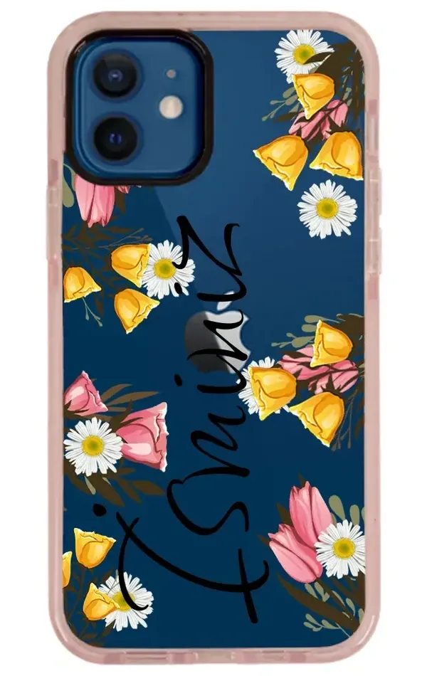 iPhone 12 Mini Impact Case - Floral