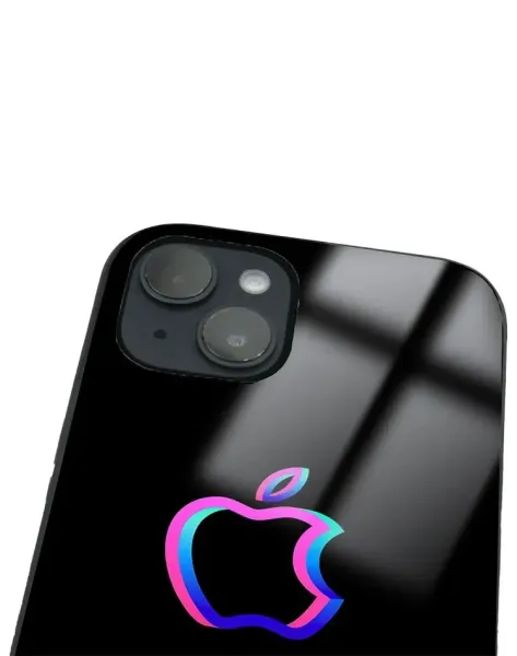 iPhone 14 Tamperli Glossy Cam Kapak - Logo 1