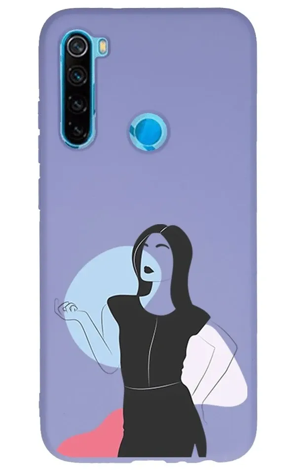 Xiaomi Redmi Note 8 Lansman Kılıf - Art Woman 1