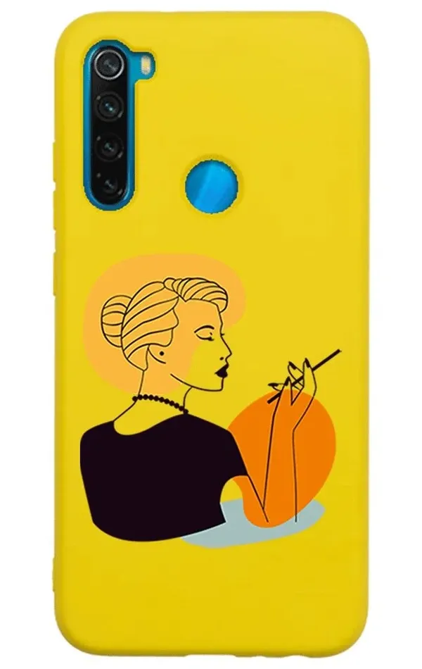 Xiaomi Redmi Note 8 Lansman Kılıf - Art Woman 2