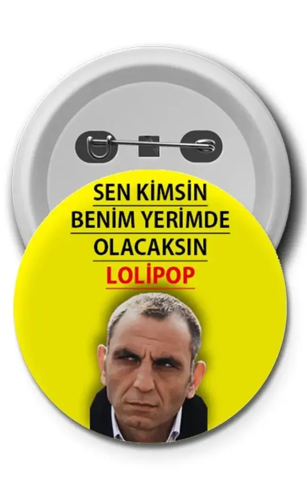 Buton Rozet - Lolipop