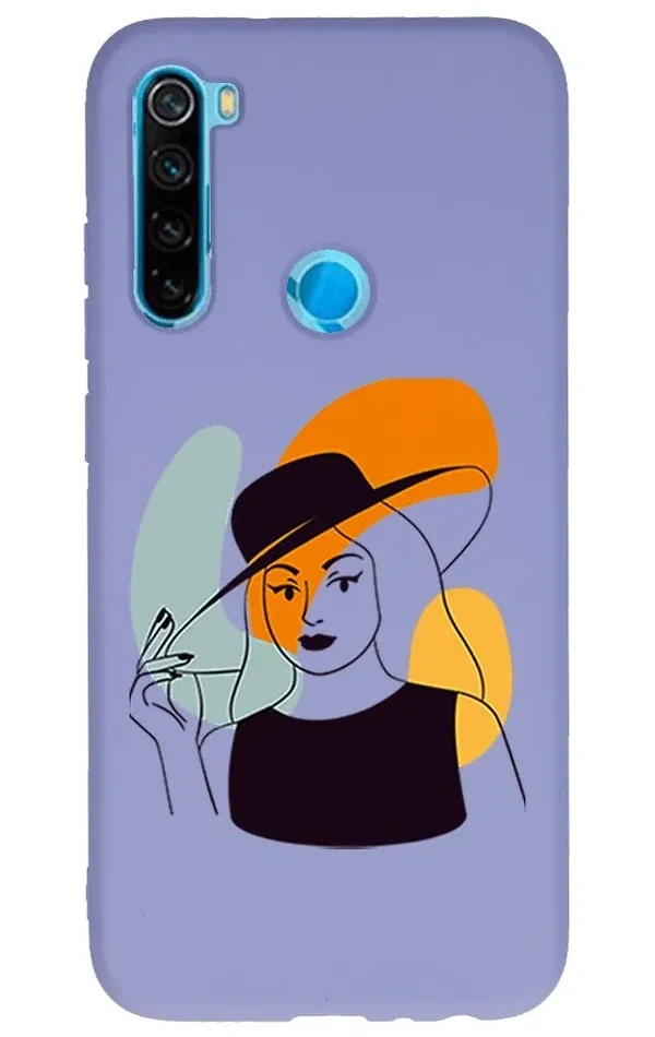 Xiaomi Redmi Note 8 Lansman Kılıf - Art Woman 4