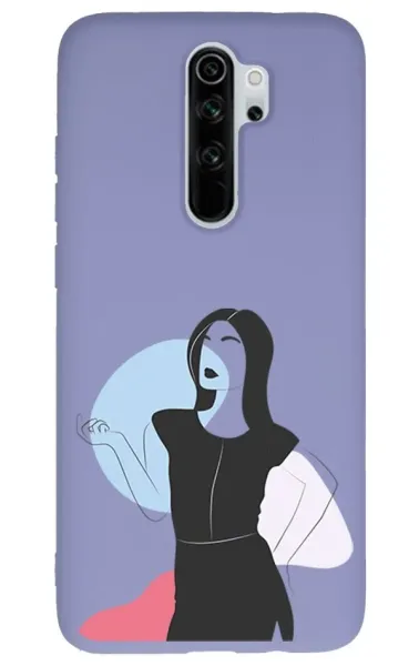 Xiaomi Redmi Note 8 Pro Lansman Kılıf - Art Woman 1