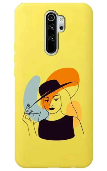 Xiaomi Redmi Note 8 Pro Lansman Kılıf - Art Woman 4