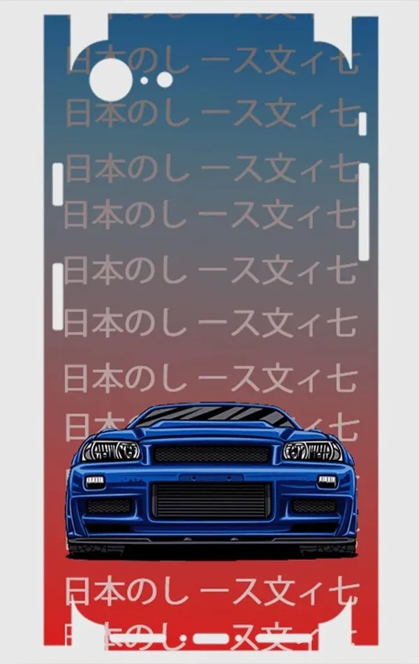 iPhone 7 Telefon Kaplama - Skyline R34 JDM 2