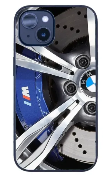 iPhone 14 Plus Tamperli Glossy Cam Kapak - BMW