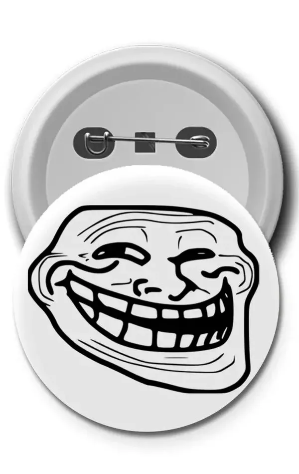 Buton Rozet - Troll