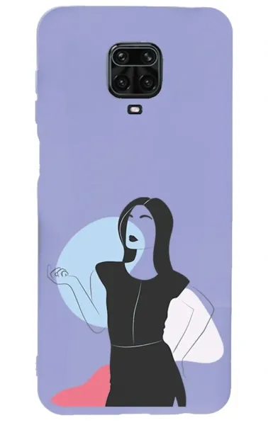 Xiaomi Redmi Note 9 Pro Lansman Kılıf - Art Woman 1