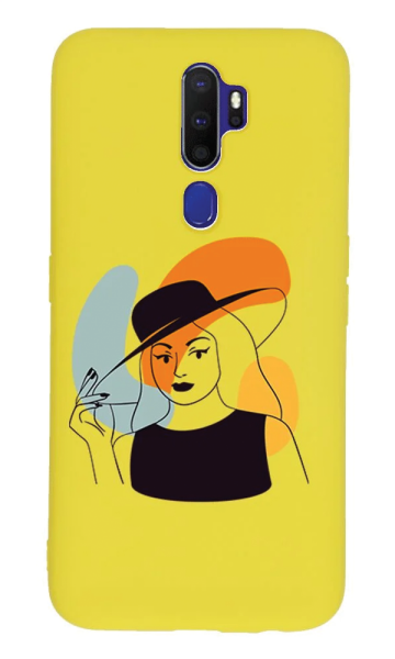 Oppo A9 2020 Lansman Kılıf - Art Woman 4