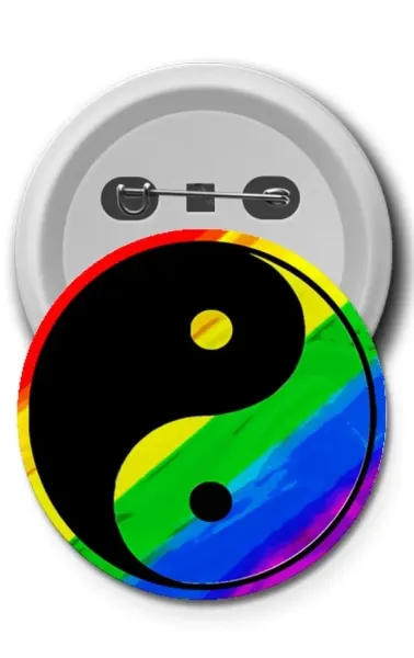 Buton Rozet - Ying Yang 2