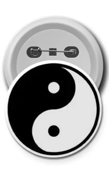 Buton Rozet - Ying Yang