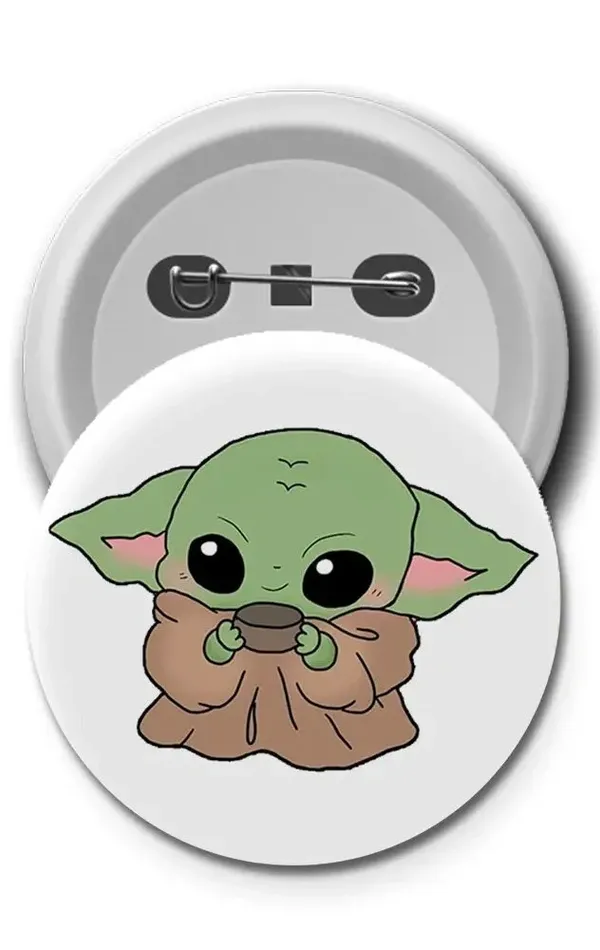 Buton Rozet - Yoda