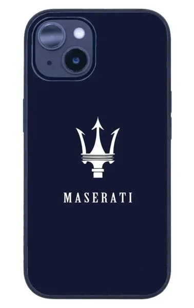 iPhone 14 Plus Tamperli Glossy Cam Kapak - Maserati