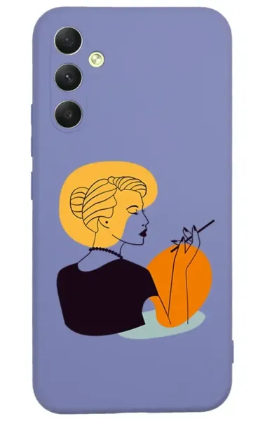 Samsung Galaxy A34 5G Lansman Kılıf - Art Woman 2