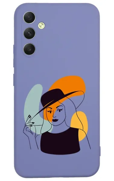 Samsung Galaxy A34 5G Lansman Kılıf - Art Woman 4