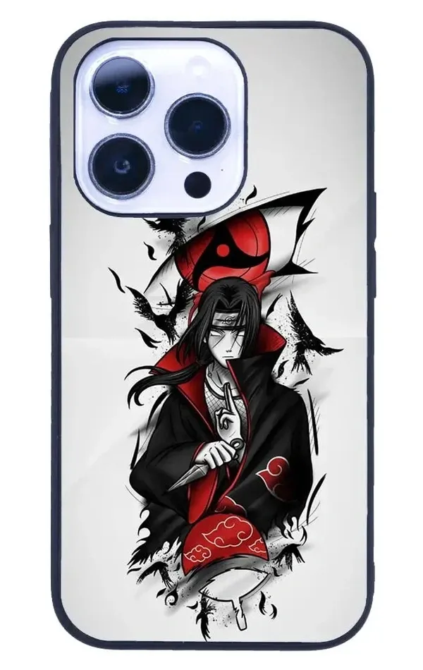 iPhone 14 Pro Tamperli Glossy Cam Kapak - Anime 2