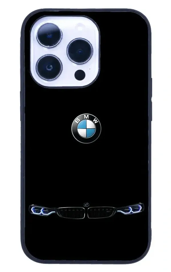 iPhone 14 Pro Tamperli Glossy Cam Kapak - BMW 2