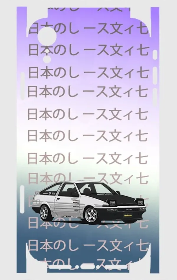 iPhone Xr Telefon Kaplama - Hachi Roku AE86 JDM