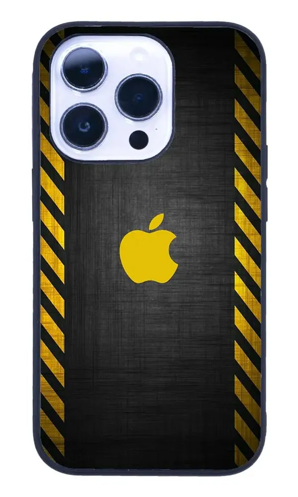 iPhone 14 Pro Tamperli Glossy Cam Kapak - Logo 3