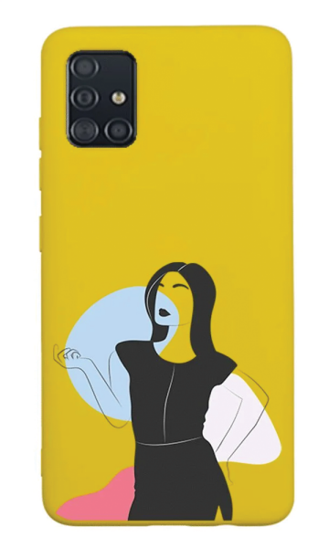 Samsung Galaxy A51 Lansman Kılıf - Art Woman 1