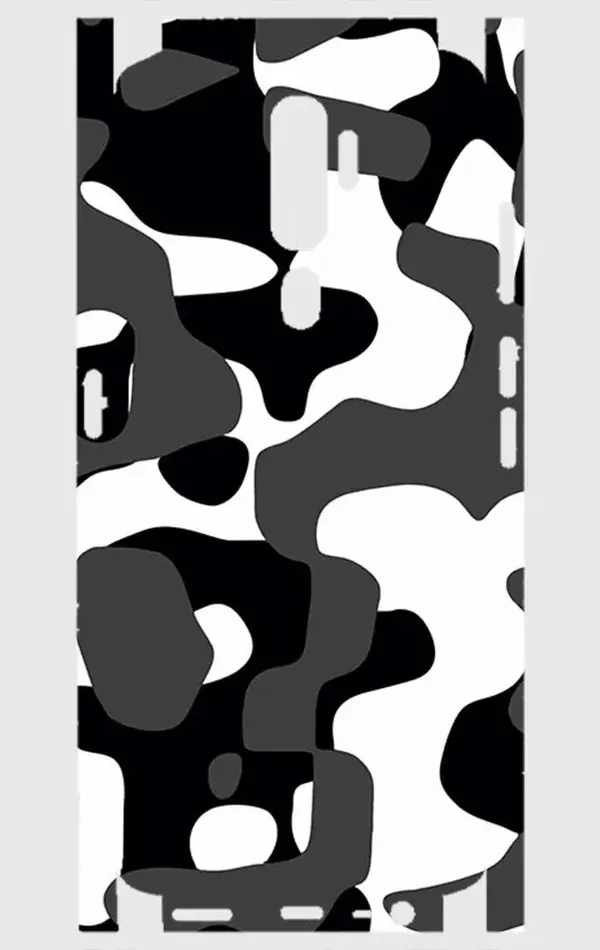 Oppo A5 2020 Telefon Kaplama - Grey Camouflage