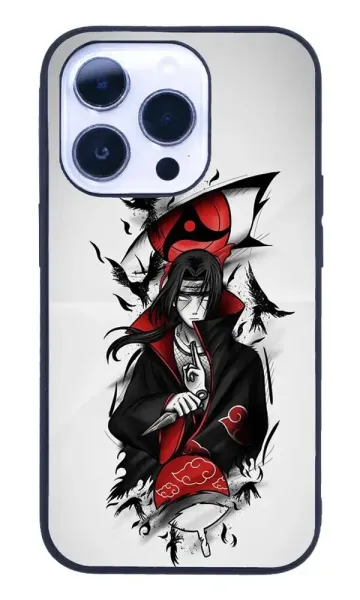 iPhone 14 Pro Max Tamperli Glossy Cam Kapak - Anime 2