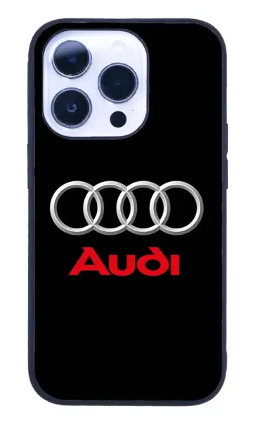 iPhone 14 Pro Max Tamperli Glossy Cam Kapak - Audi