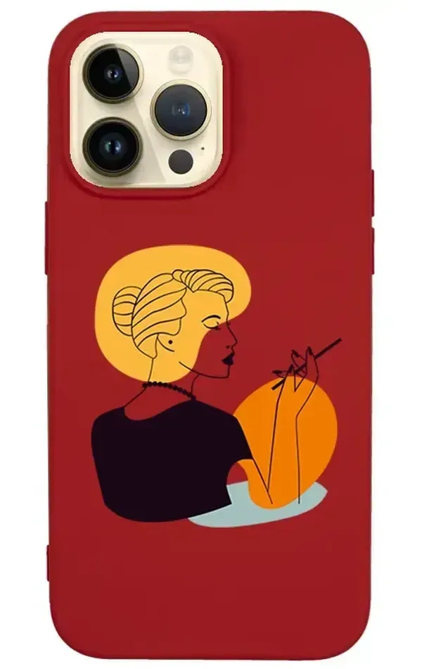 iPhone 14 Pro Max Lansman Kılıf - Art Woman 2