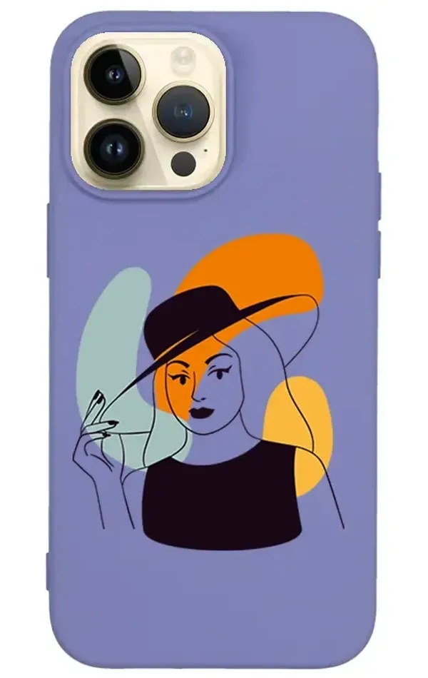 iPhone 14 Pro Max Lansman Kılıf - Art Woman 4