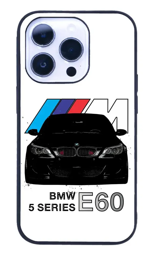 iPhone 14 Pro Max Tamperli Glossy Cam Kapak - BMW 4