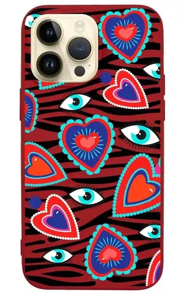 iPhone 14 Pro Max Lansman Kılıf - Eye Of The Heart