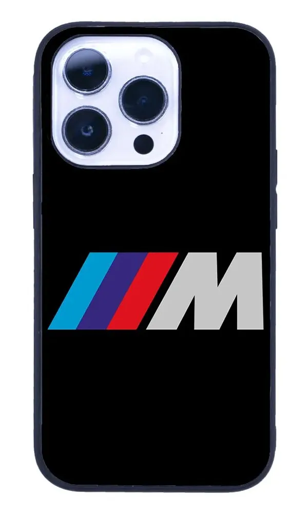 iPhone 14 Pro Max Tamperli Glossy Cam Kapak - BMW 10