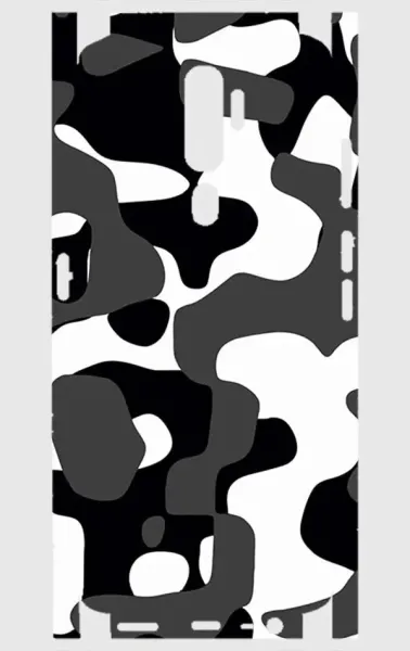 Oppo A9 2020 Telefon Kaplama - Grey Camouflage