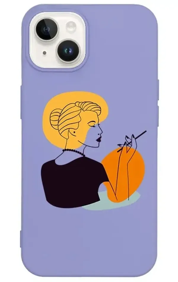 iPhone 14 Lansman Kılıf - Art Woman 2