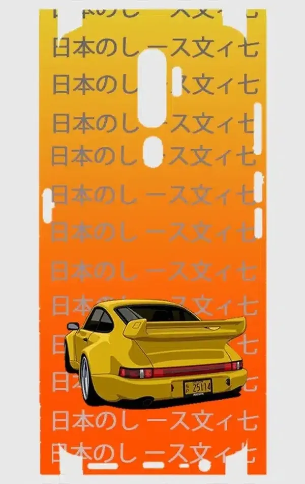 Oppo A9 2020 Telefon Kaplama - Porsche 911 JDM