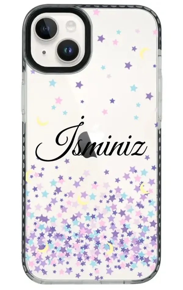 iPhone 14 Impact Case - Moon And Stars