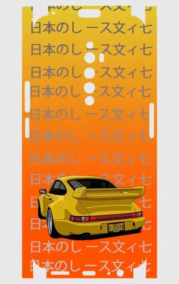 Oppo Reno 2Z Telefon Kaplama - Porsche 911 JDM