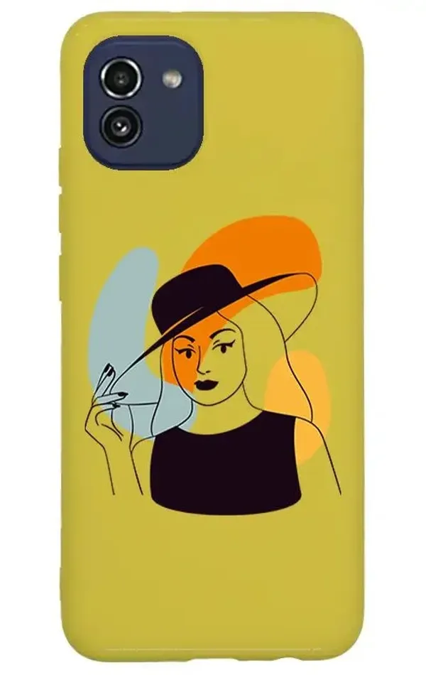 Samsung Galaxy A03 Lansman Kılıf - Art Woman 4