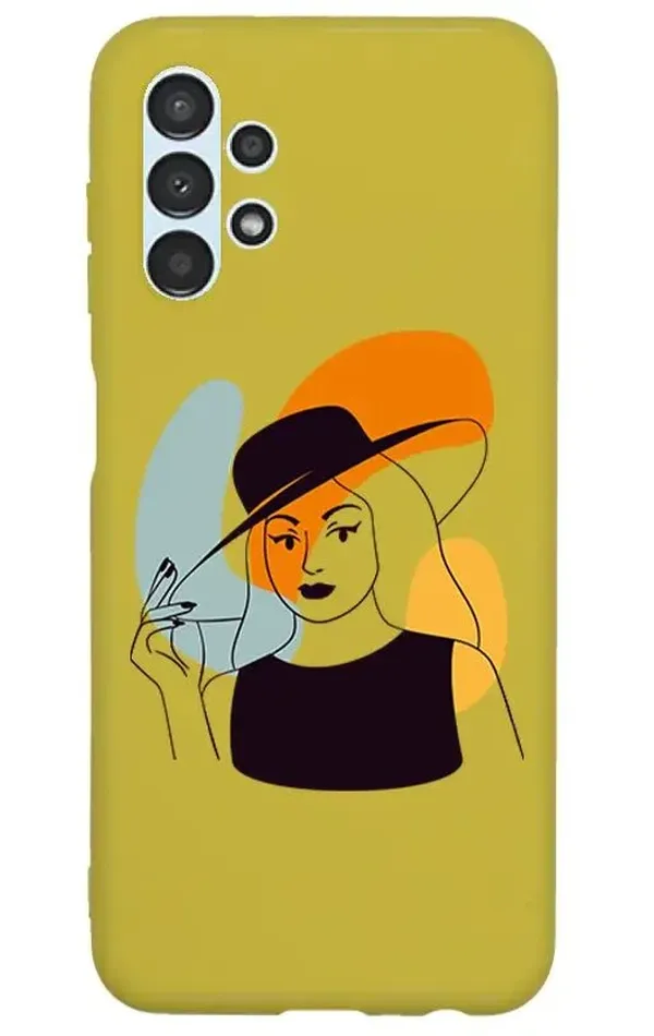 Samsung Galaxy A13 Lansman Kılıf - Art Woman 4