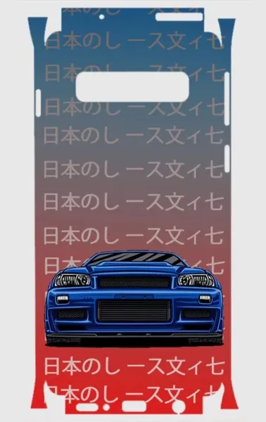 Samsung S10 Telefon Kaplama - Skyline R34 JDM 2