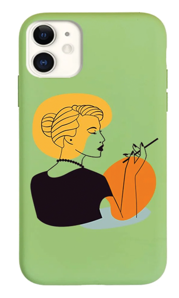 iPhone 12 Lansman Kılıf - Art Woman 2