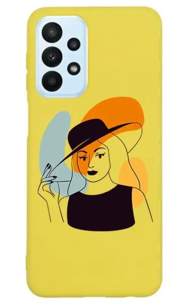 Samsung Galaxy A23 Lansman Kılıf - Art Woman 4