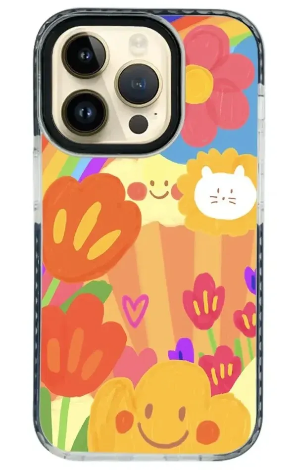 iPhone 14 Pro Impact Case - Flower