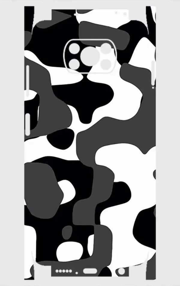 Xiaomi Poco X3 NFC Telefon Kaplama - Grey Camouflage